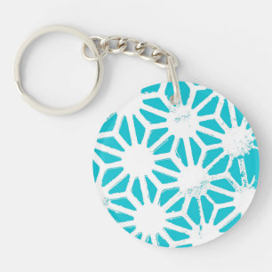 Aqua geometric mönster