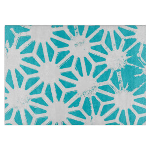 Aqua geometric mönster