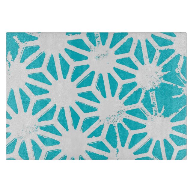 Aqua geometric mönster (Framsidan)