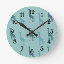 Aqua Giraffes