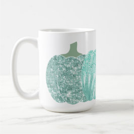 AQUA GLITTER UTSEENDE HÖST PUMPAR KAFFEMUGG
