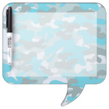 Aqua Grått White Camo Design