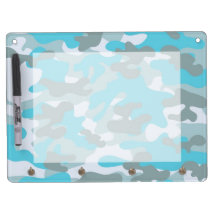 Aqua Grått White Camo Design