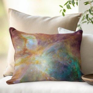 Aqua Green Orionnebulosan Prydnadskudde