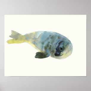 Aqua Grönt Poster
