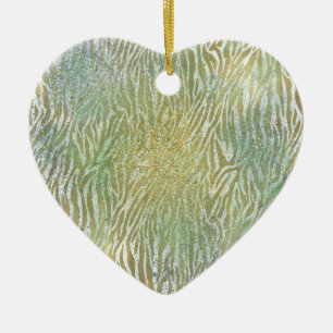 Aqua Guld Blue Dream Julgransprydnad Keramik