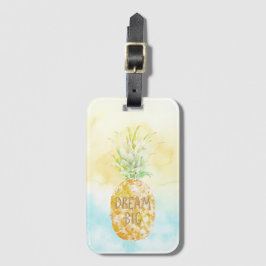 Aqua Gult Pineapple Guld Dream Bagagebricka
