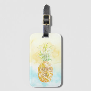 Aqua Gult Pineapple Guld Dream Bagagebricka
