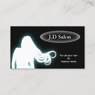 aqua Hair Salon-visitkort Visitkort