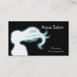 Aqua Hair Salon-visitkort Visitkort
