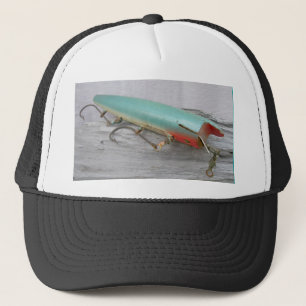 Aqua Hat i vintage Lure Series Keps