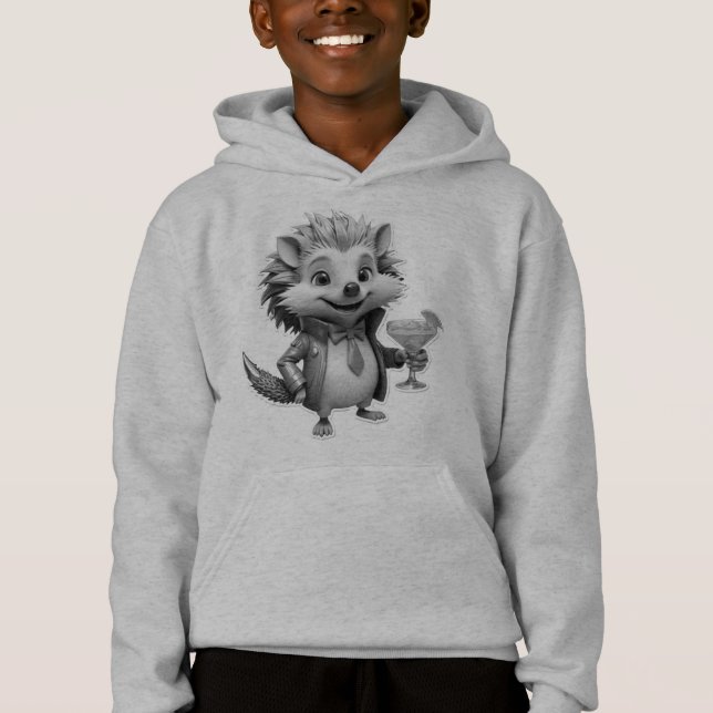 Aqua Hedgehog T Shirt (Framsida)