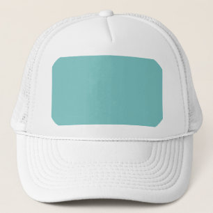Aqua Himlar-bakgrund. Elegant Mode Färg Truckerkeps