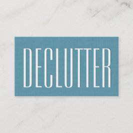 Aqua HOME ORGANIZER Tema Simple Stil V63J Visitkort