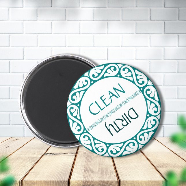 Aqua Infinity Rulla Mönster Magnet (Skapare uppladdad)