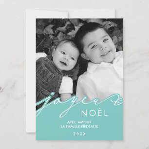 Aqua Joyeux Noël Photo Julkort