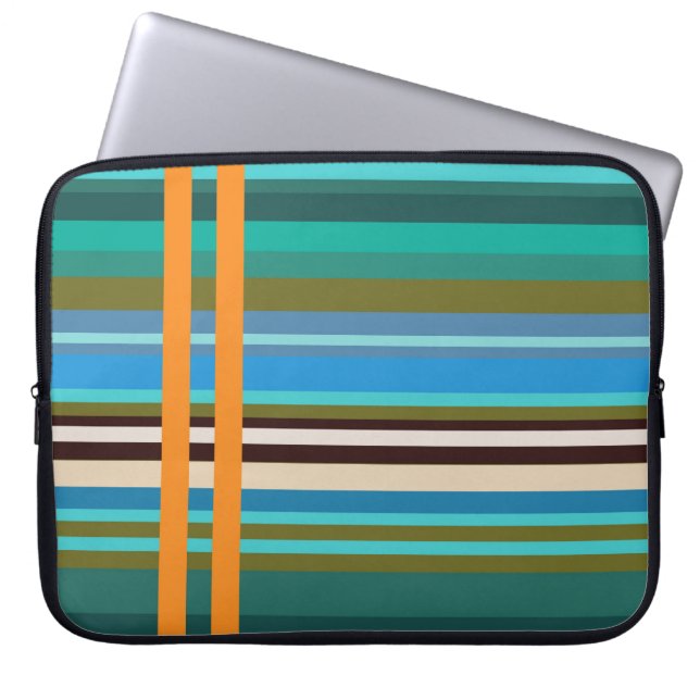 Aqua Life Rand Neoprene Laptop sleeve 15 tum (Framsidan)