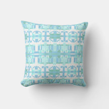Aqua Light Blue White Mediterranean Large Mosaics