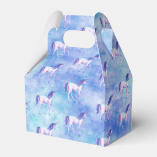 Aqua Lila White Unicorns Presentaskar