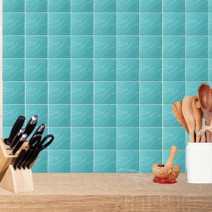 Aqua Line Vågor Modern Minimalistisk Abstrakt Kakelplatta