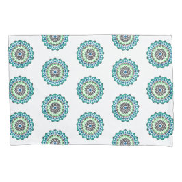 Aqua Mandala Mönster Boho