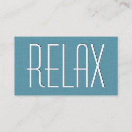 Aqua MASSAGE-tema Enkel Stil V63F Visitkort