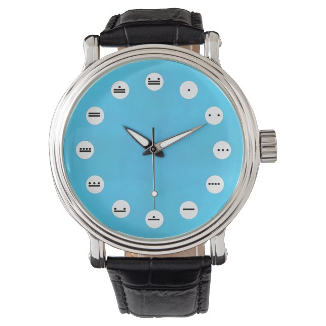 Aqua Mist Watch (Mayan Ansikte) av Kenneth Yoncich Armbandsur (Framsida)