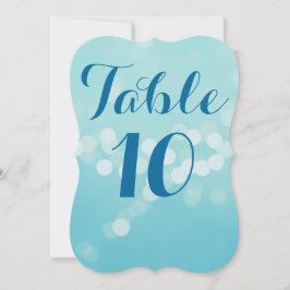 Aqua Modern 5 x 7 Bordsnummer