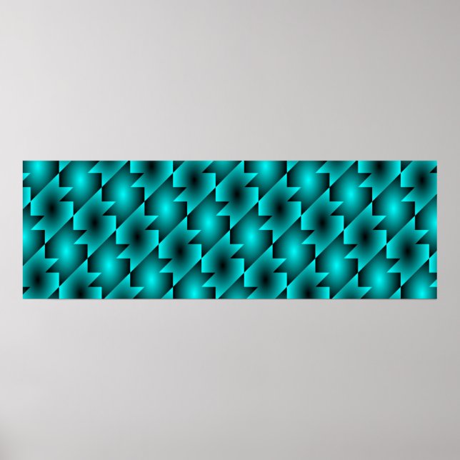 AQUA MÖNSTER DESIGN POSTER (Framsidan)