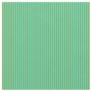 Aqua & Mörk Goldenrod Stripe Mönster Tyg