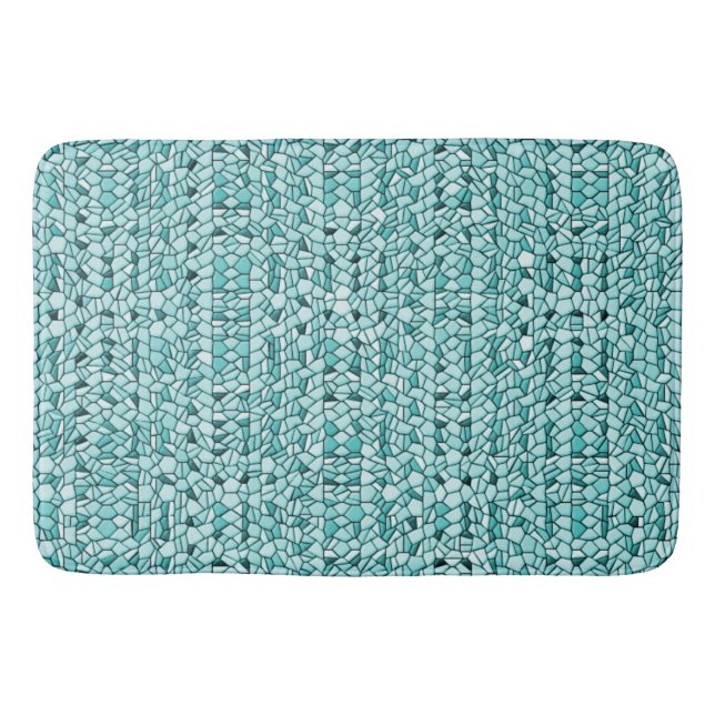 Aqua Mosaic Mönster Badrumsmatta (Framsidan)