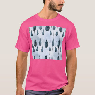 Aqua Mountain Seamless Ljus Mönster Active T Shirt