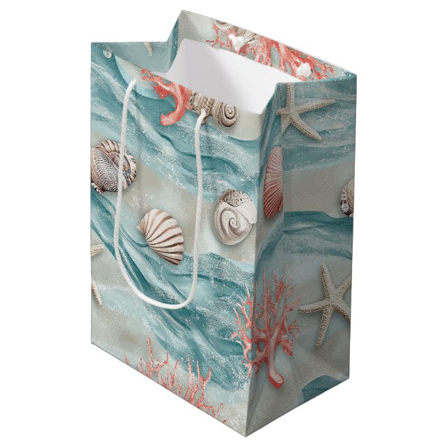 Aqua Nautilus Sjöstjärna Snäckmönster (Framsidan Vinklad)