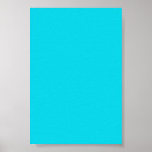 Aqua Neon Blue Background på en Poster