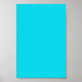 Aqua Neon Blue Background på en Poster