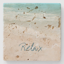 Aqua Ocean Beach Vibes  Stenunderlägg