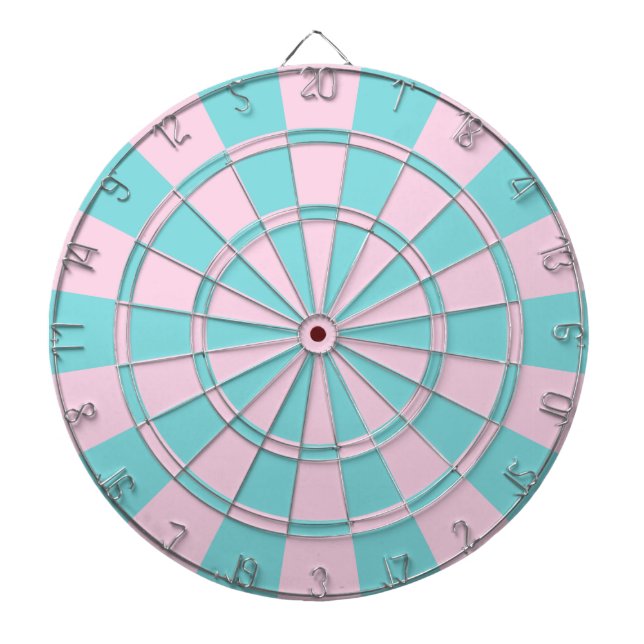 Aqua och Rosa Darttavla (Framsidan)