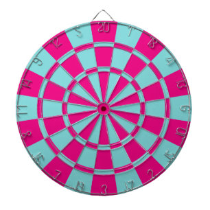 Aqua och Shock rosa Darttavla