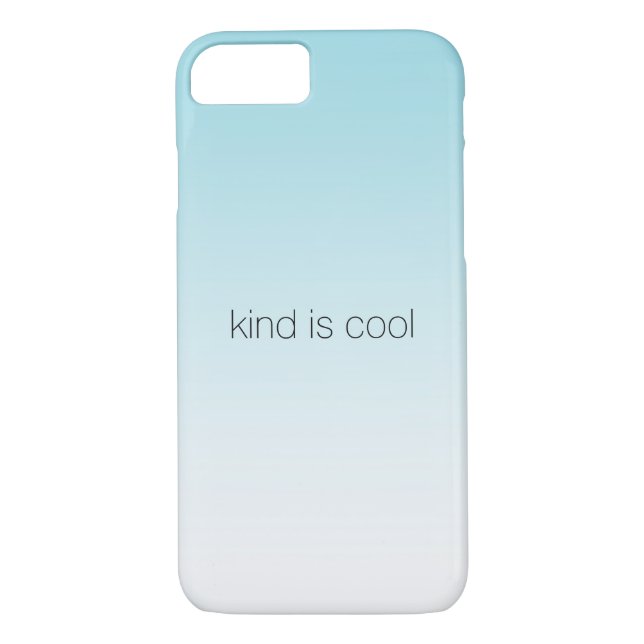 Aqua Ombre Kind är Coola Case-Mate iPhone Skal (Baksida)