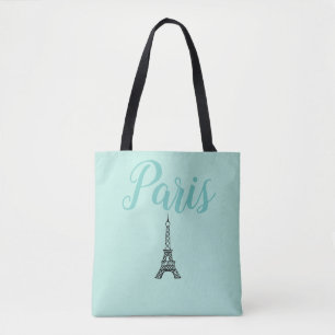 Aqua Paris Eiffeltornet Totebag Tygkasse
