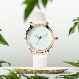 Aqua personlig eWatch Watch Watch Armbandsur