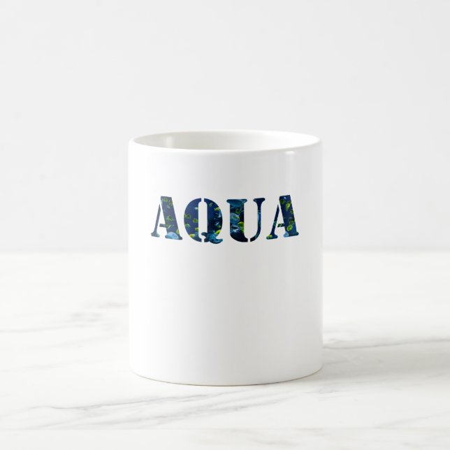 Aqua Planet Aquarium Fish Kaffemugg (Center)
