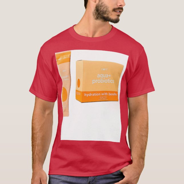 Aqua Plus med mer Labs oral rehydreringslösning T Shirt (Framsida)