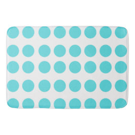 Aqua Polka dots Badrumsmatta