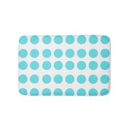 Aqua Polka dots Badrumsmatta