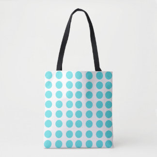 Aqua Polka dots Design Tygkasse
