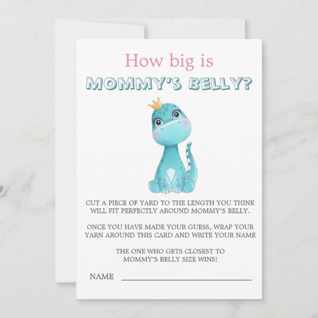 Aqua Princess Dinosaur How Big is Mamma's Belly (Framsida)