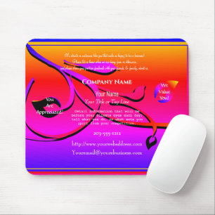 Aqua Promotional Mouse Pad - HAMbyWG Musmatta