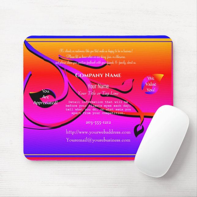 Aqua Promotional Mouse Pad - HAMbyWG Musmatta (Med mus)
