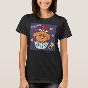 Aqua Pudel! Blåblå marin T Shirt